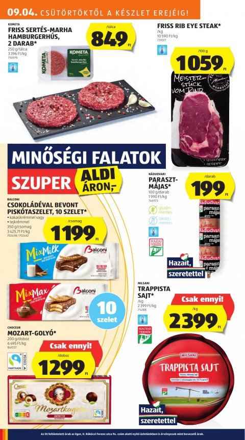 ALDI akciós újság