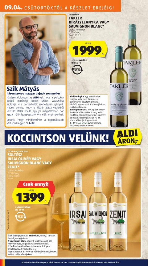 ALDI akciós újság