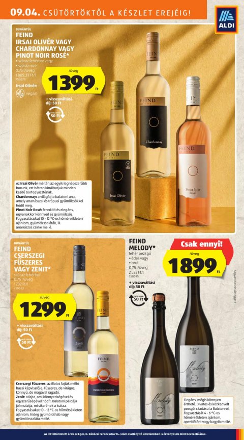 ALDI akciós újság