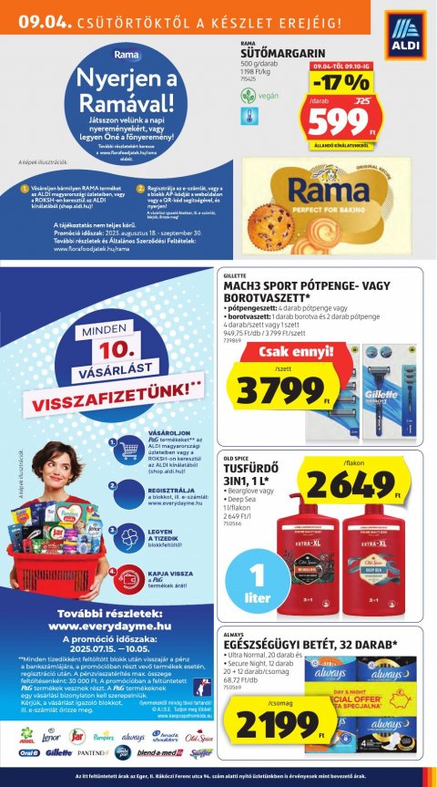 ALDI akciós újság