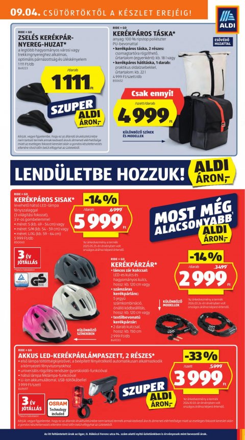 ALDI akciós újság