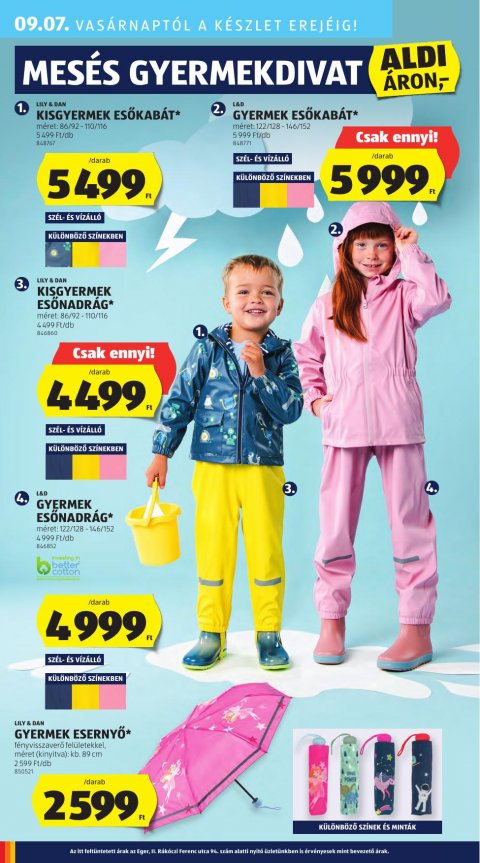 ALDI akciós újság