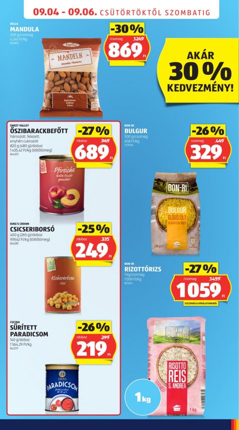 ALDI Nyitás Eger akciós újság