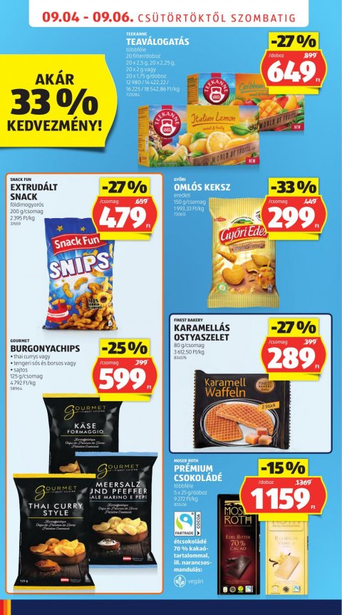 ALDI Nyitás Eger akciós újság
