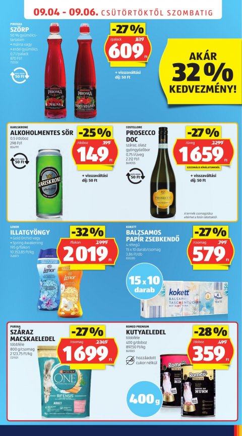 ALDI Nyitás Eger akciós újság