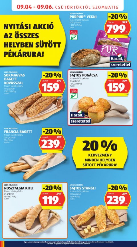 ALDI Nyitás Eger akciós újság