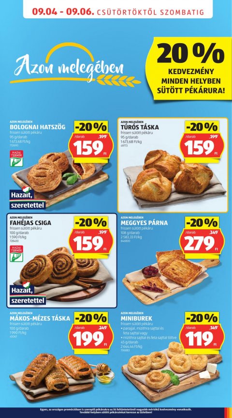 ALDI Nyitás Eger akciós újság