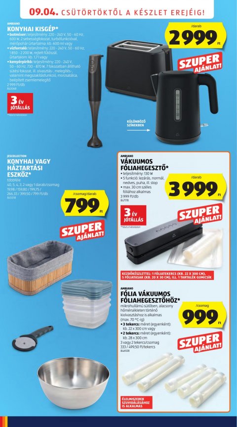 ALDI Nyitás Eger akciós újság