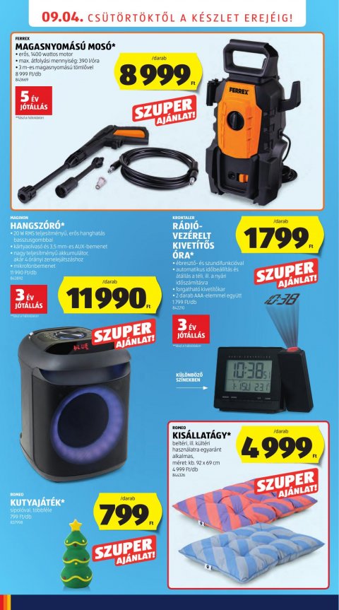 ALDI Nyitás Eger akciós újság