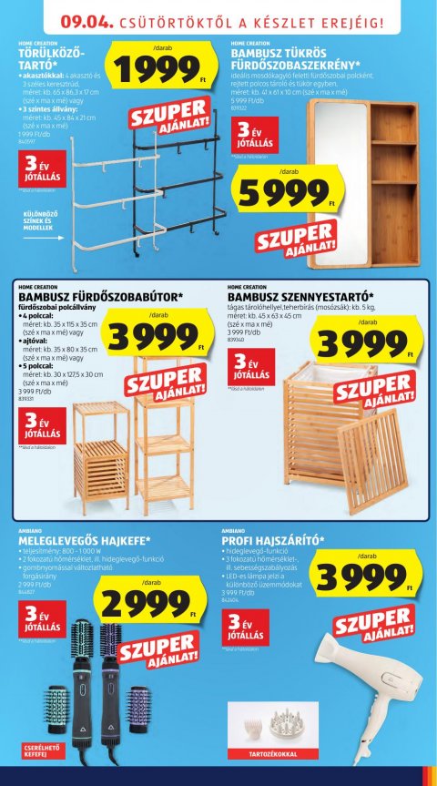 ALDI Nyitás Eger akciós újság