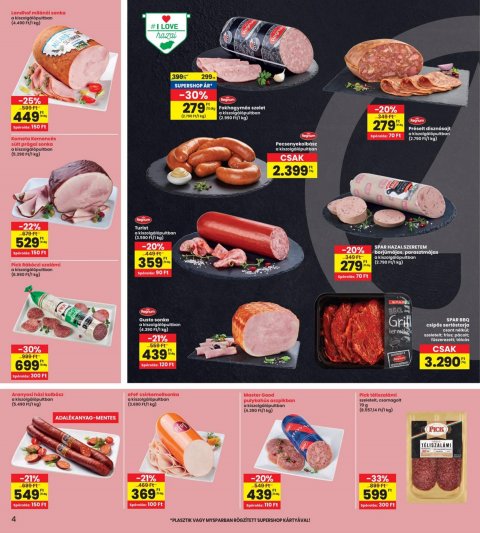 INTERSPAR akciós újság