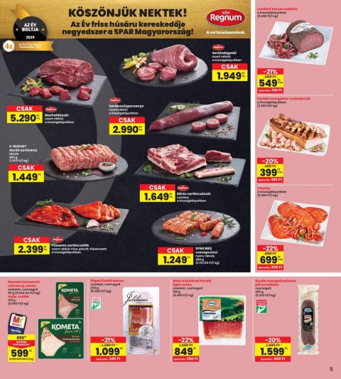 INTERSPAR akciós újság
