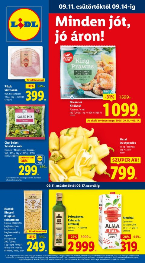 LIDL akciós újság od 11. 9. 2025 do 17. 9. 2025