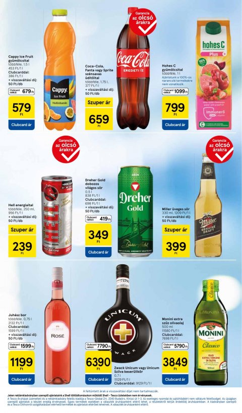 TESCO Szupermarket akciós újság