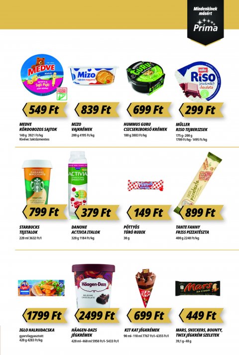CBA Príma akciós újság