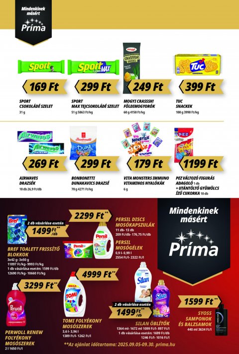 CBA Príma akciós újság