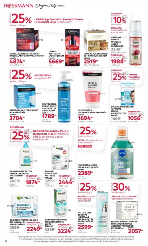 ROSSMANN akciós újság