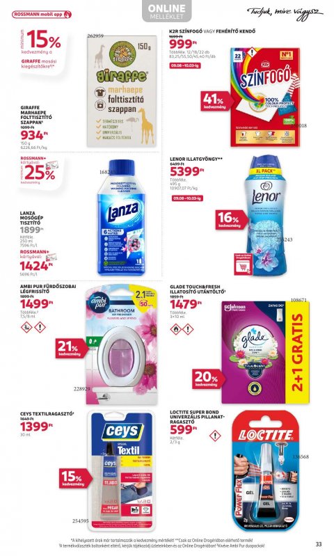 ROSSMANN akciós újság