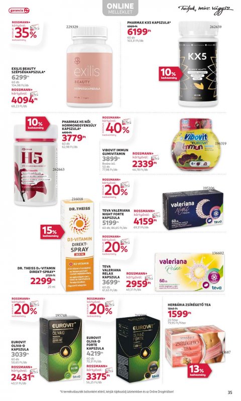 ROSSMANN akciós újság