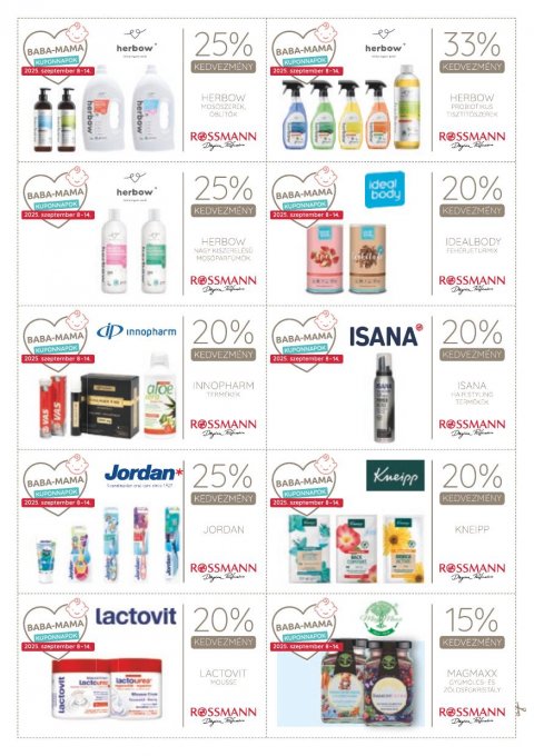 ROSSMANN Baba-Mama akciós újság