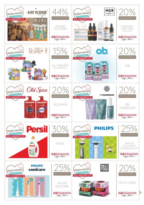 ROSSMANN Baba-Mama akciós újság