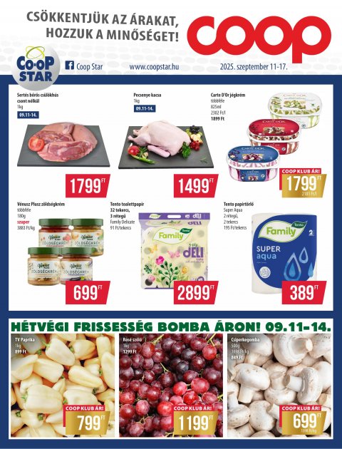 COOP Star akciós újság