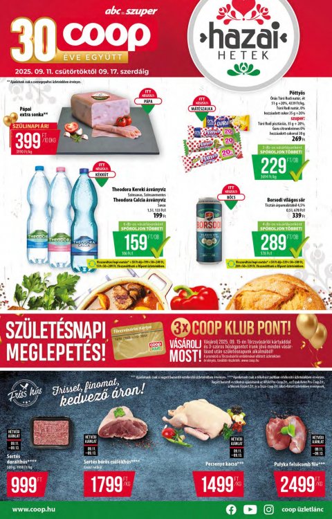 COOP országos akciós újság