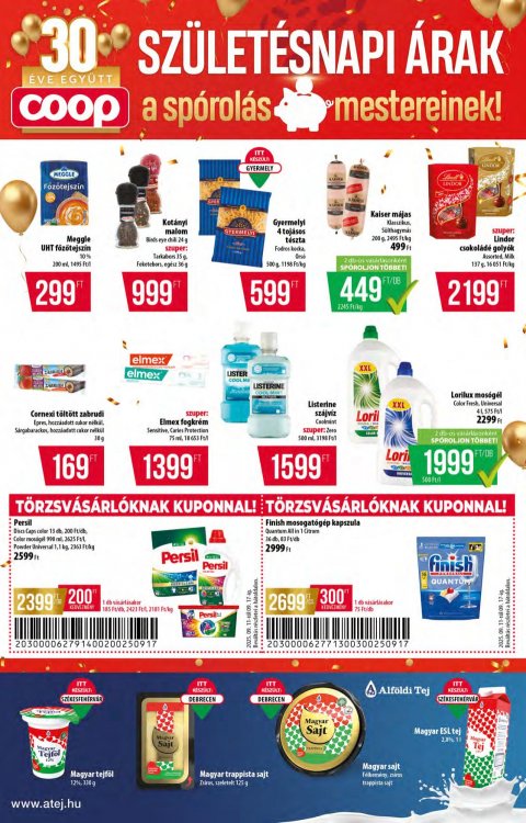 COOP országos akciós újság