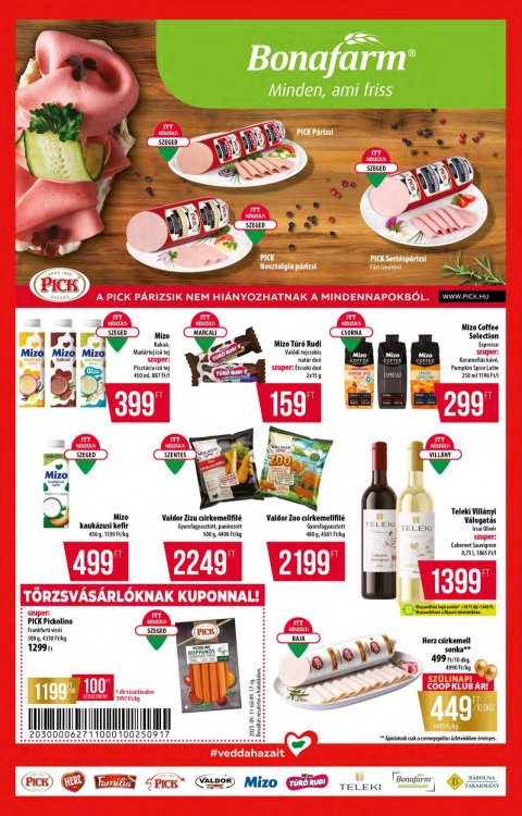 COOP országos akciós újság