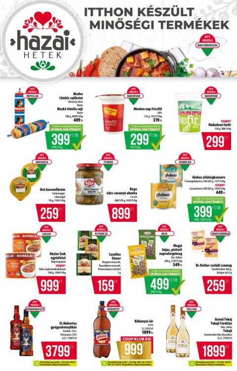 COOP országos akciós újság