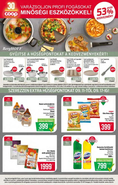 COOP országos akciós újság