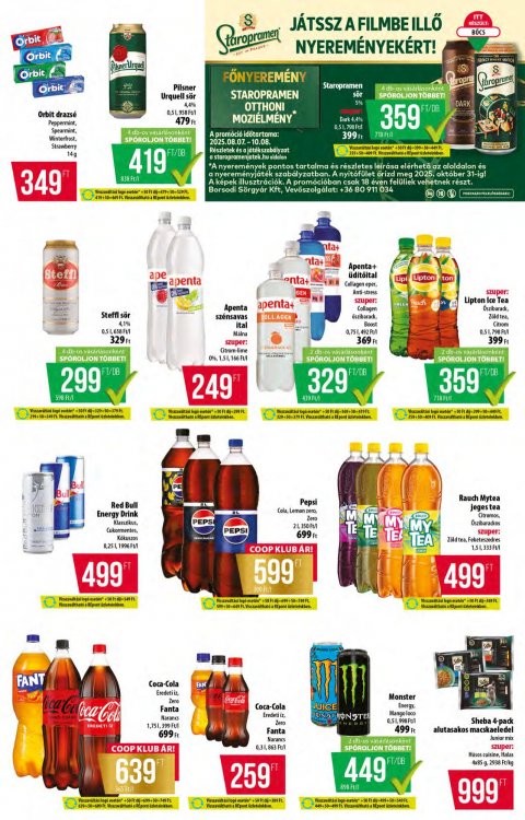 COOP országos akciós újság
