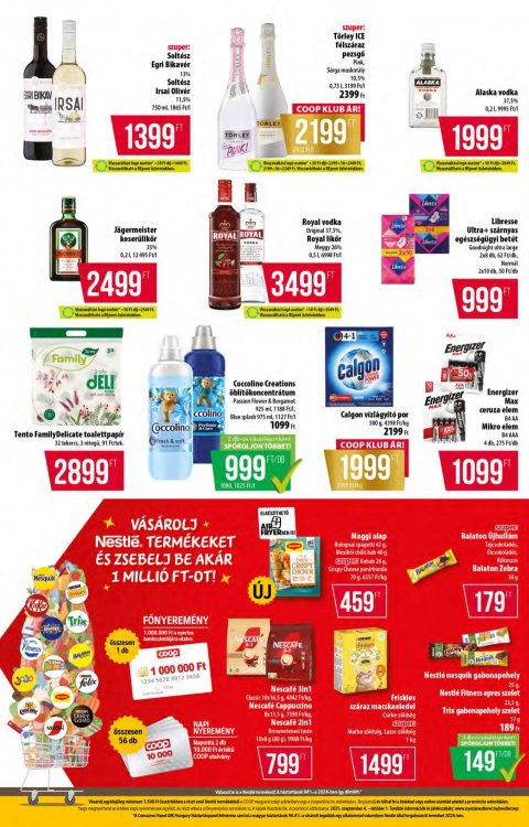 COOP országos akciós újság
