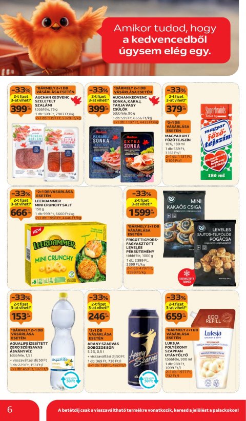 AUCHAN Hipermarket akciós újság