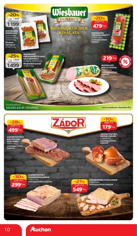 AUCHAN Hipermarket akciós újság