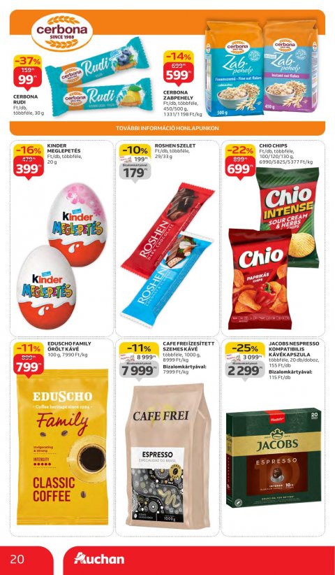 AUCHAN Hipermarket akciós újság