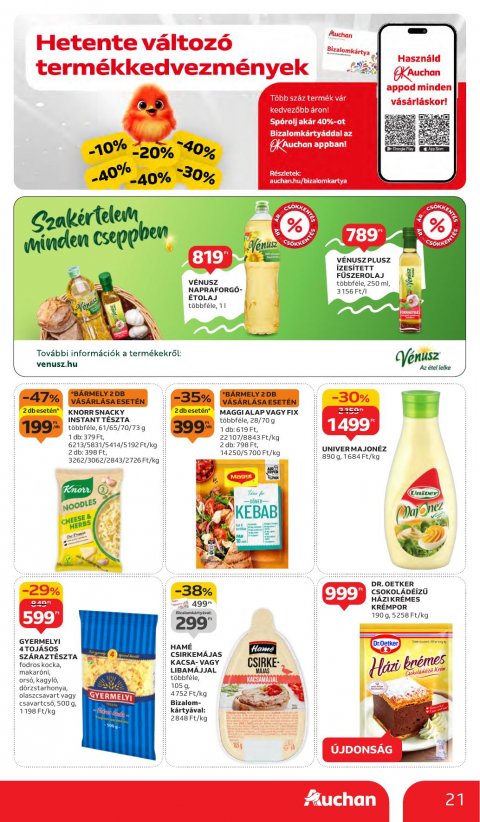 AUCHAN Hipermarket akciós újság