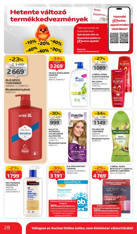 AUCHAN Hipermarket akciós újság