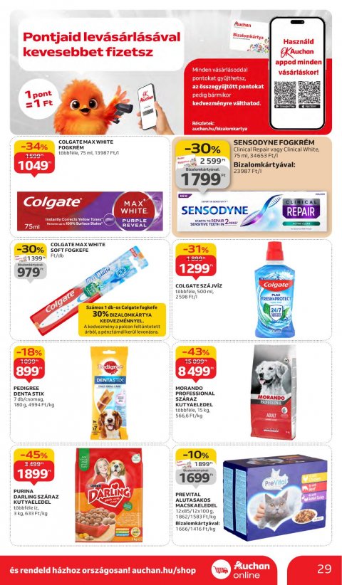 AUCHAN Hipermarket akciós újság