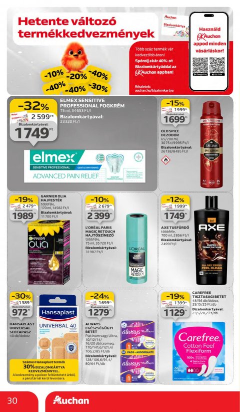 AUCHAN Hipermarket akciós újság