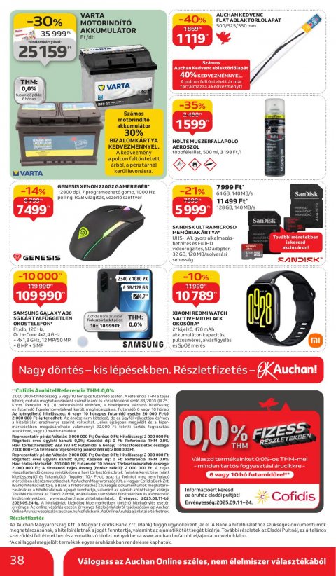 AUCHAN Hipermarket akciós újság