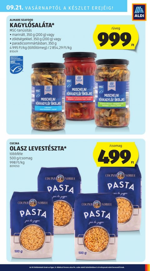 ALDI akciós újság