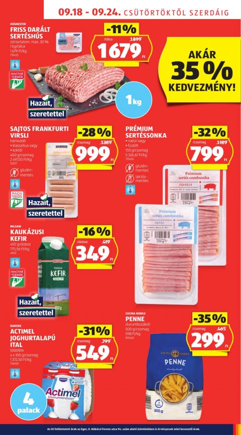 ALDI akciós újság
