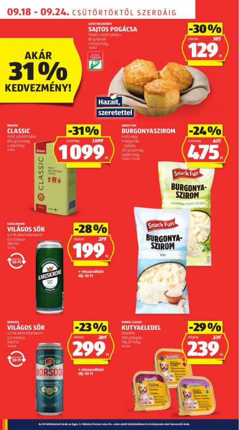 ALDI akciós újság