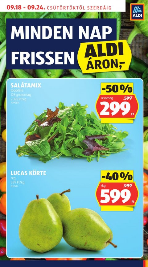 ALDI akciós újság