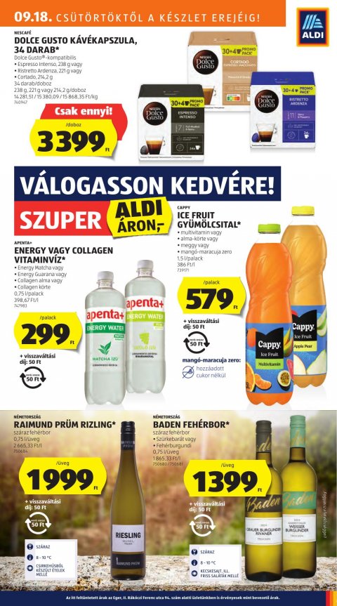 ALDI akciós újság