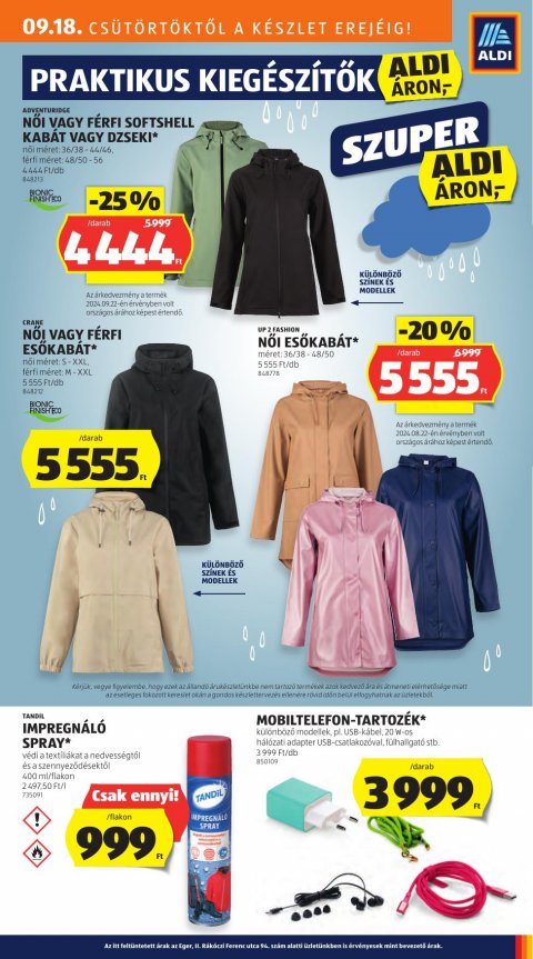 ALDI akciós újság