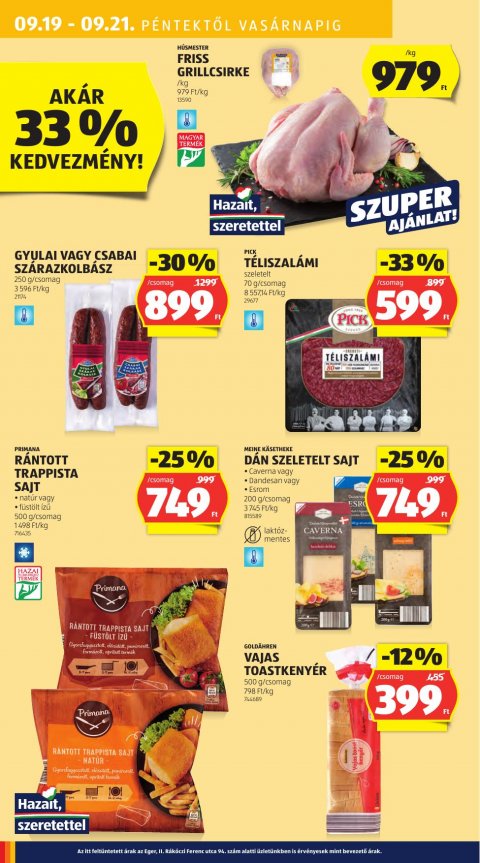 ALDI akciós újság