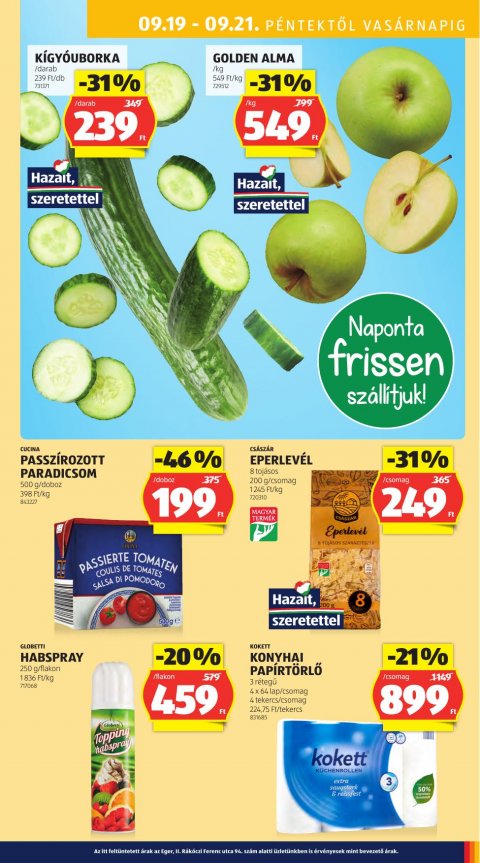 ALDI akciós újság