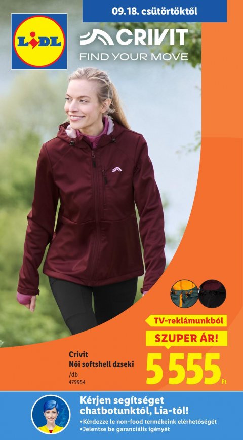 LIDL Nonfood akciós újság od 18. 9. 2025 do 18. 9. 2025
